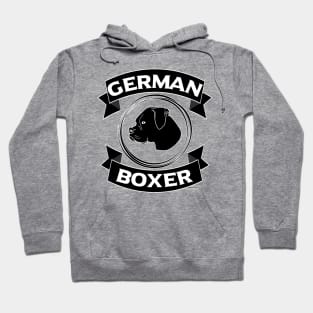 German Boxer Dog Head dog owners dog lovers Hoodie